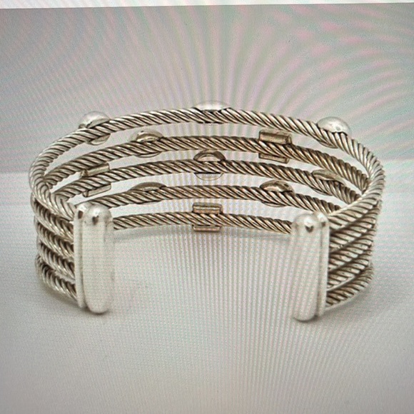 David Yurman five row confetti bracelet - Picture 4 of 4